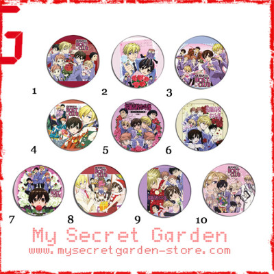 Ouran High School Host Club 桜蘭高校ホスト部 Anime Pinback Button Badge Set ( or Hair Ties / 4.4 cm Badge / Magnet / Keychain Set )